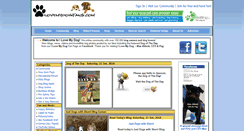 Desktop Screenshot of ilovemydogfans.com