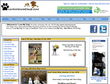 Tablet Screenshot of ilovemydogfans.com